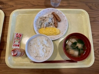 今日の朝食メニュー